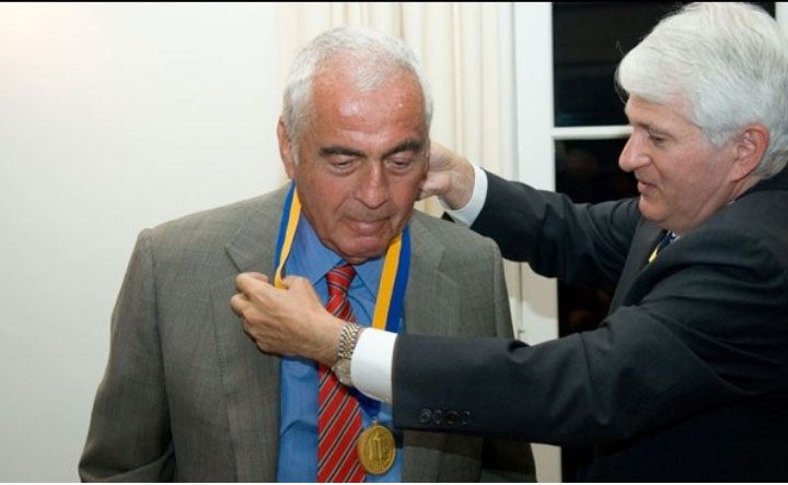 Lloyd Cotsen and Gene Block 