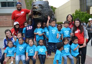 Preschoolers from some of the schools served by Jumpstart UCLA