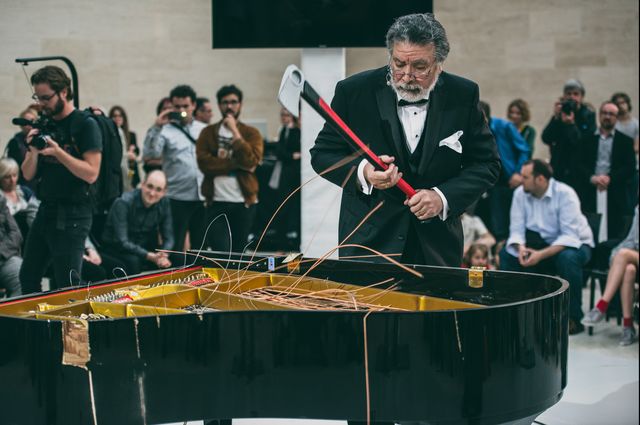 Raphael Montañez Ortiz Piano Destruction Concert