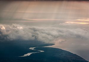 Congo aerial terrain