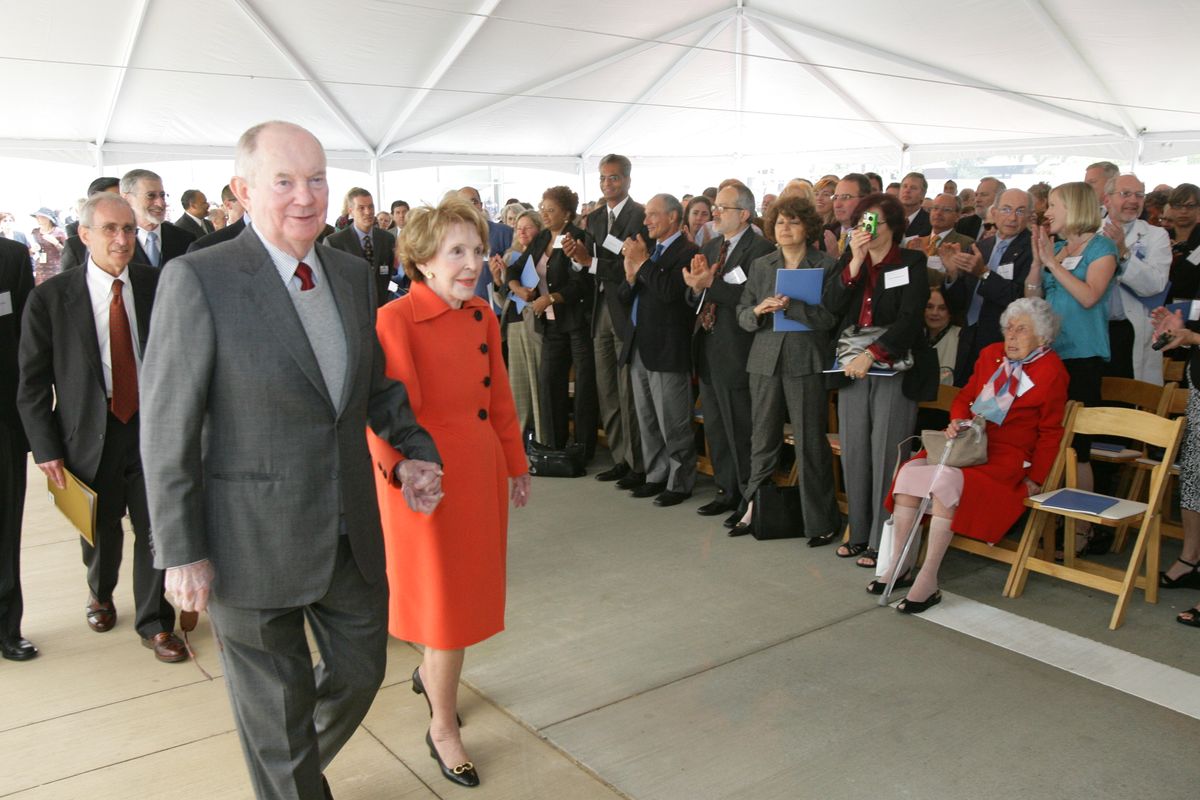 Jerry Perenchio and Nancy Reagan 2007
