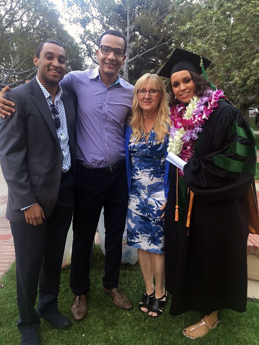 Erica Tukiainen and her family