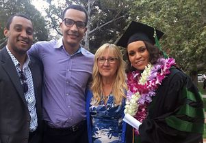 Erica Tukiainen and her family