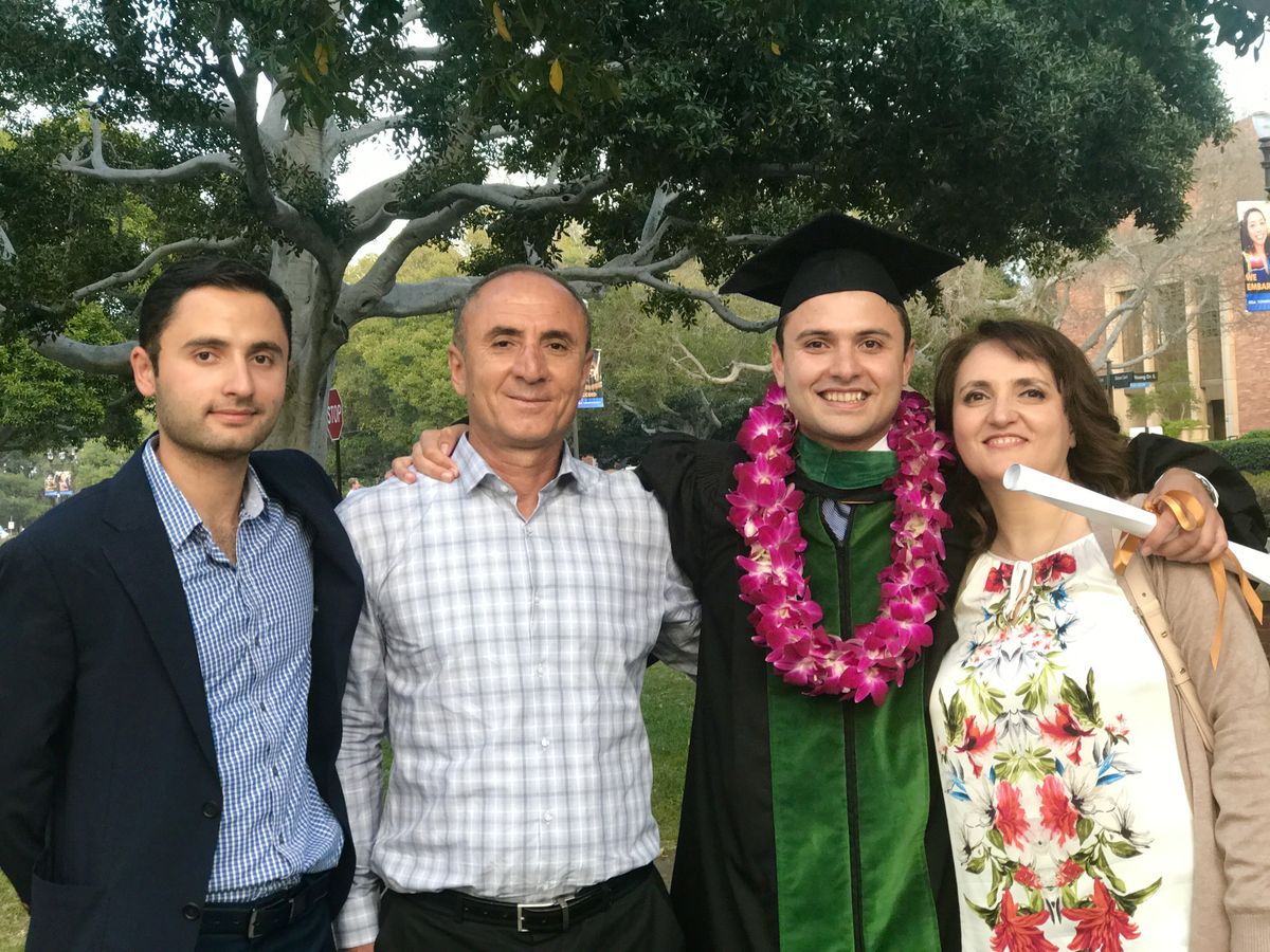 Razmik Ghukasyan and his family