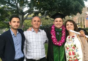 Razmik Ghukasyan and his family