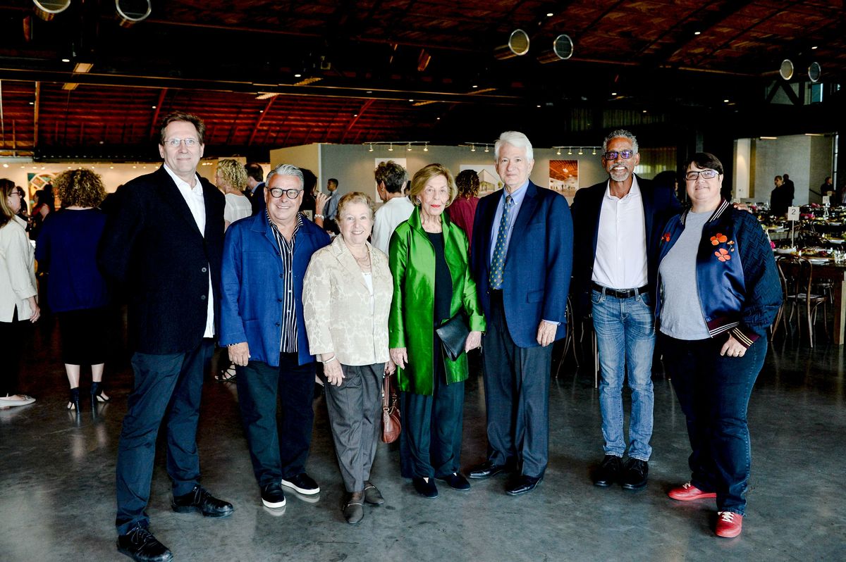 VIPs at the UCLA Benefit Exhibition and Art Sale