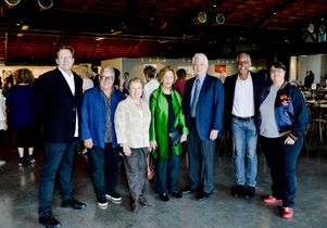 VIPs at the UCLA Benefit Exhibition and Art Sale