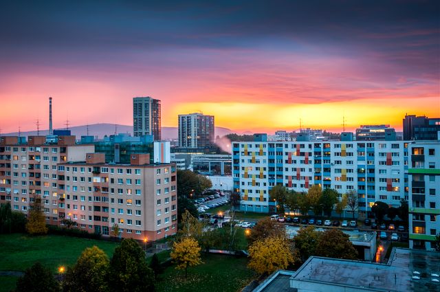 Parking for an apartment complex