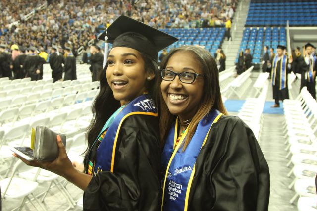 Friends at commencement
