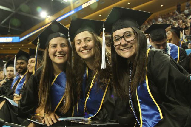 Friends at commencement