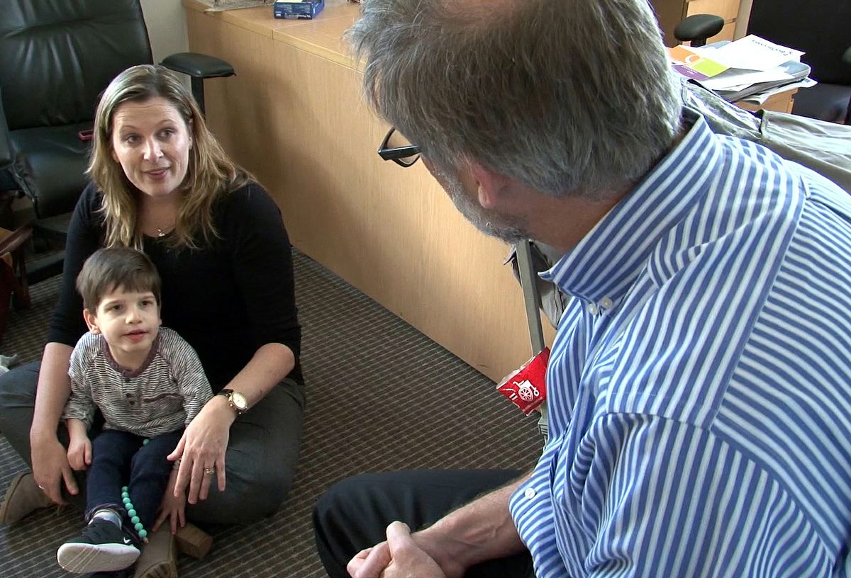 Audrey Lapidus and Calvin