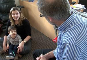 Audrey Lapidus and Calvin