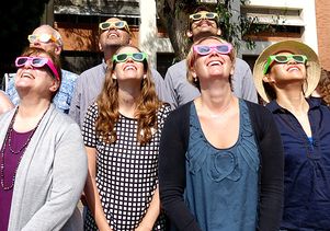 Eclipse watchers