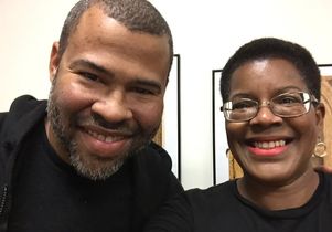 Filmmaker Jordan Peele and UCLA's Tananarive Due