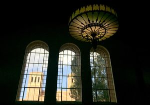 Royce Hall as seen from Powell Library