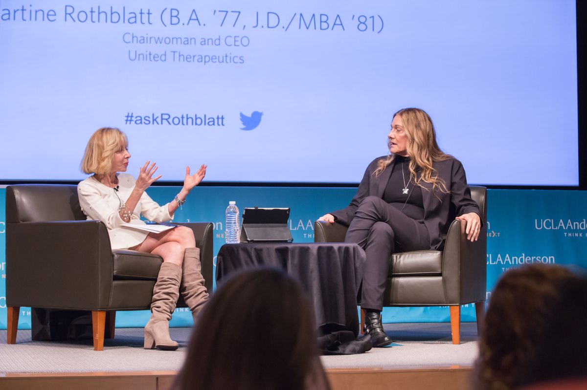 Judy Olian and Martine Rothblatt