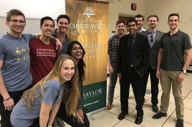 Neil Garg with UCLA students