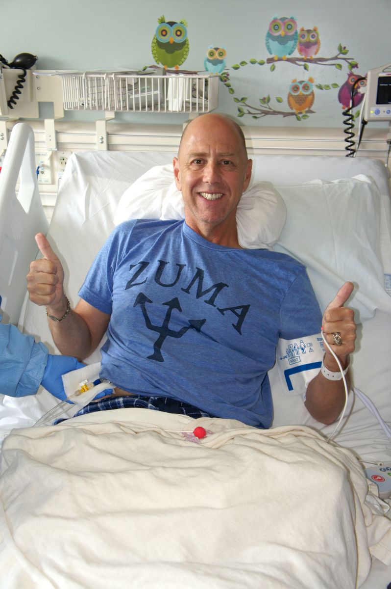 Josh Feldman in hospital