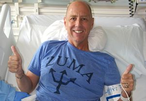 Josh Feldman in hospital