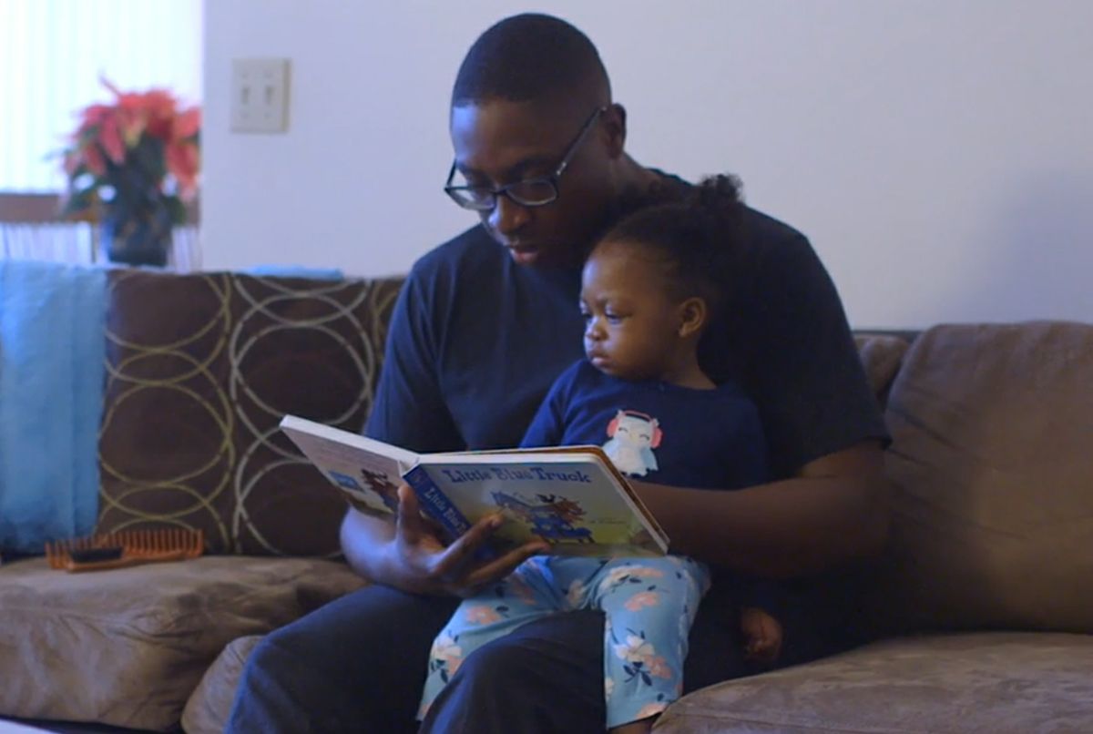 Dr. Amubiyea with daughter