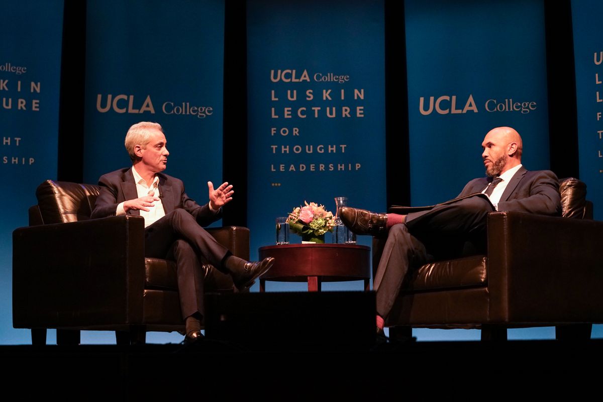 Rahm Emanuel and Darnell Hunt Luskin Lecture