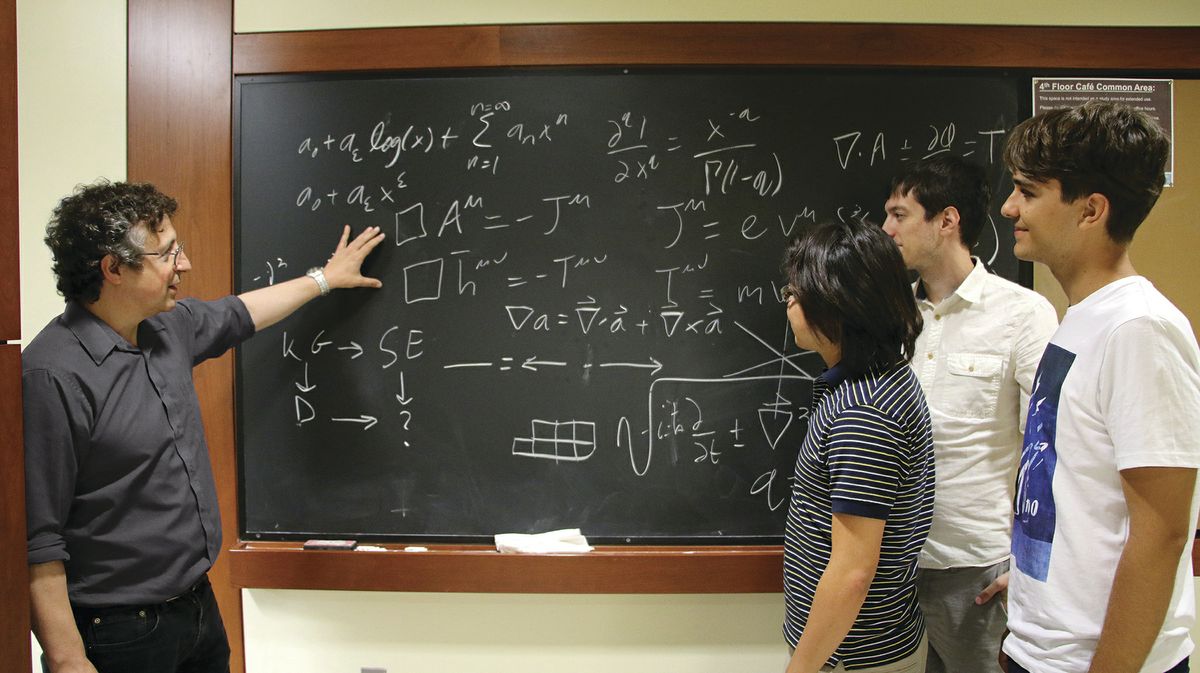 Zvi Bern with students