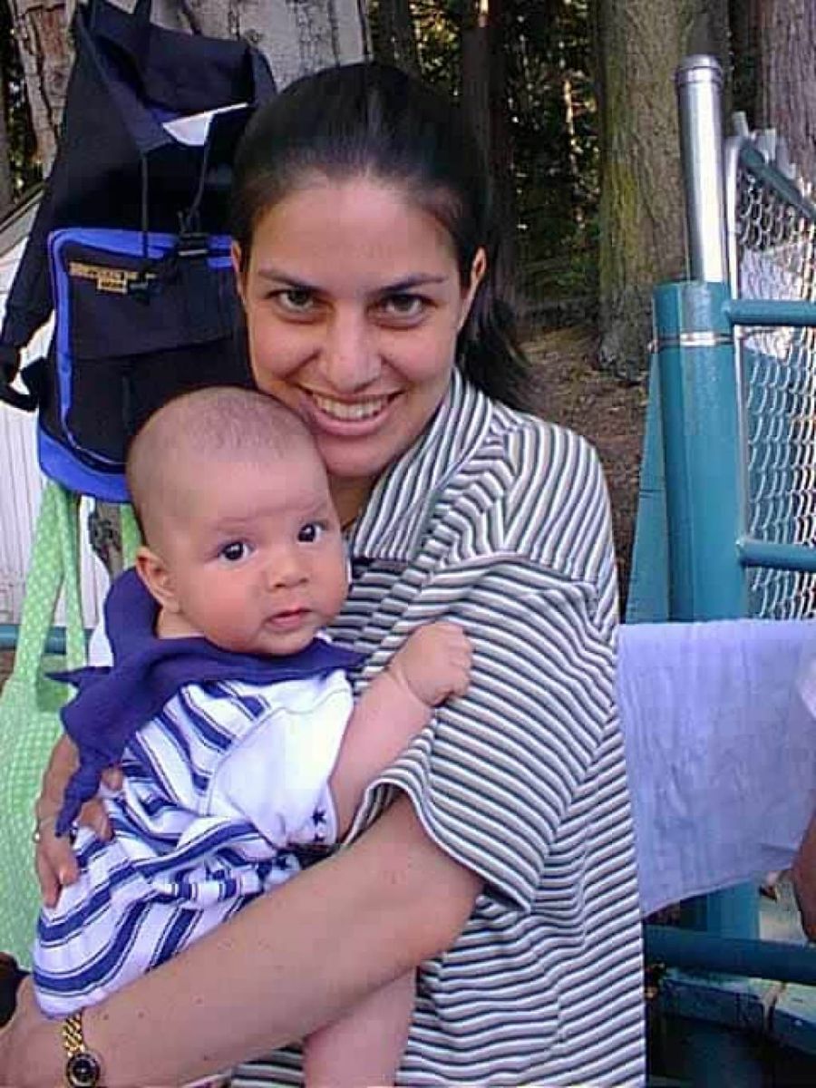 Marlena Fejzo with her son Marko
