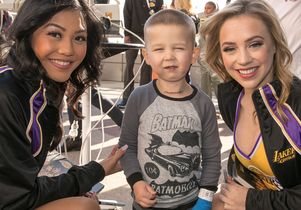 Laker Girls at UCLA Mattel Children’s Hospital