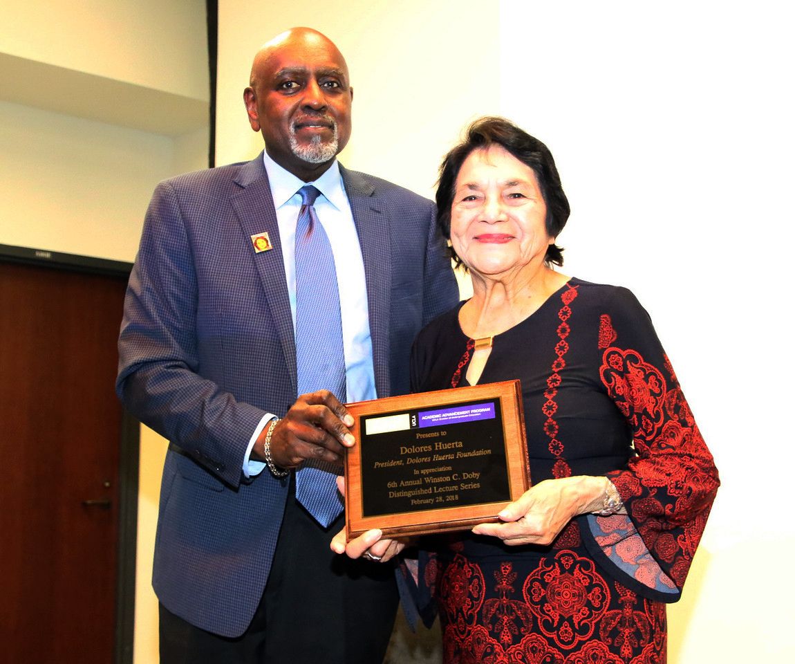 Charles Alexander and Dolores Huerta