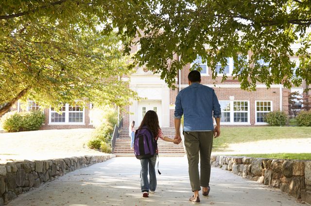 Father and student