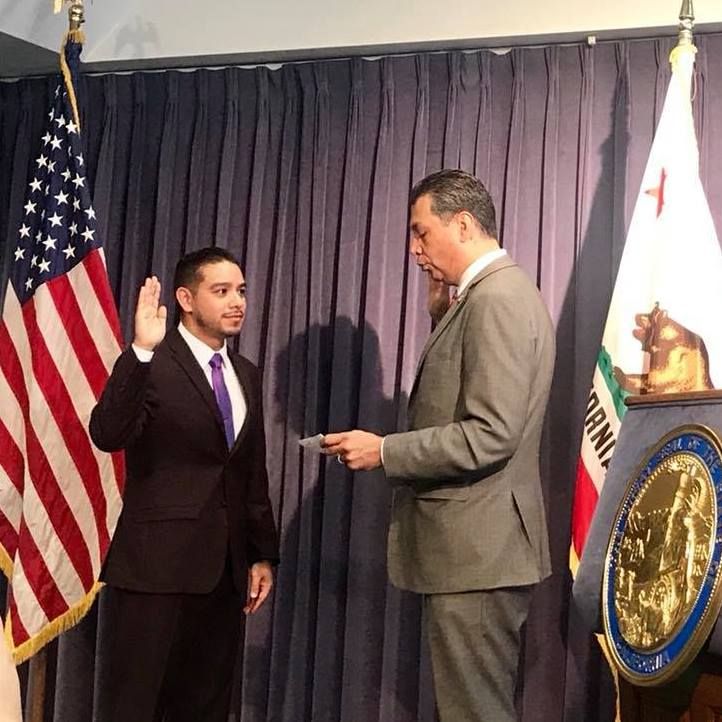 Luis Perez and Alex Padilla
