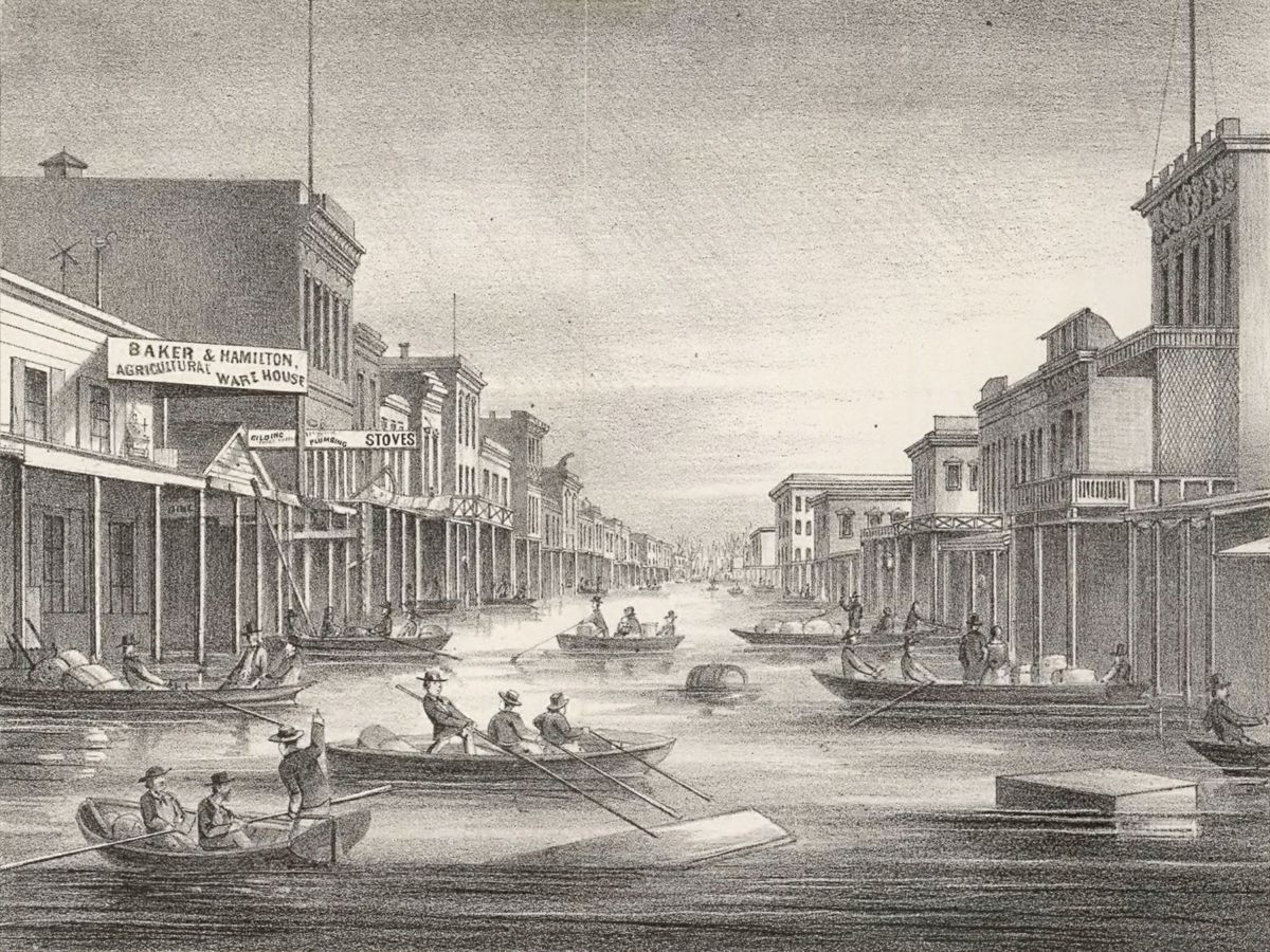 1862 flooding in Sacramento
