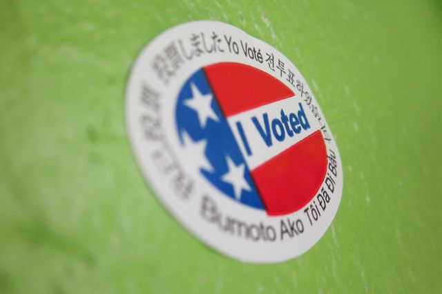 “I Voted” sticker