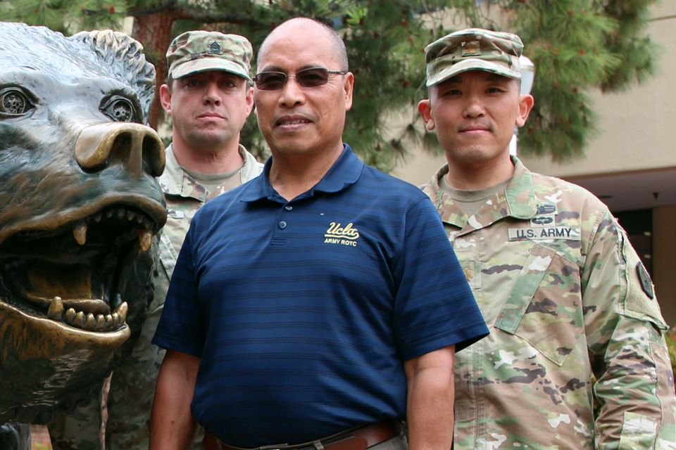 UCLA Army ROTC trio