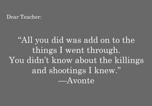 Avonte quote graphic