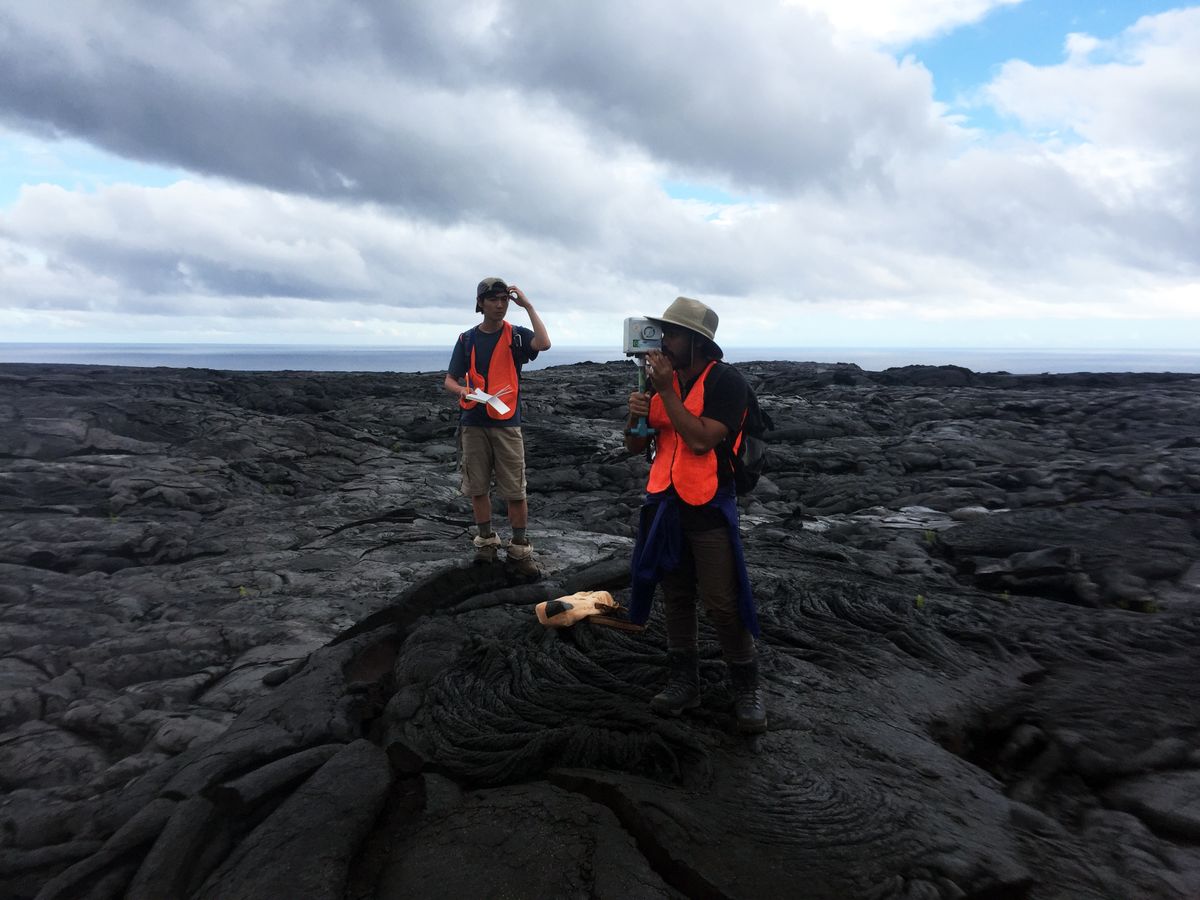 UCLA volcano research trip