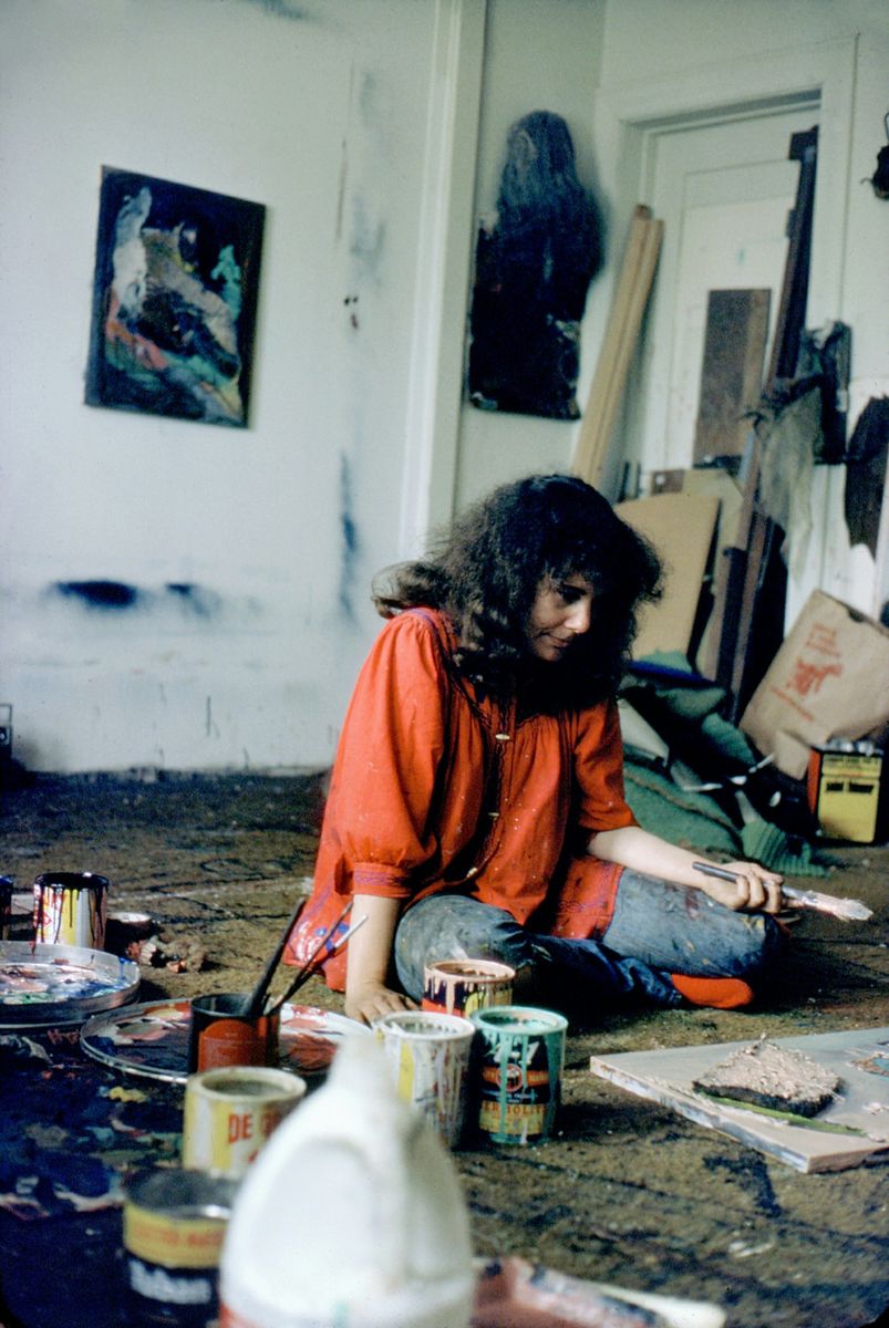 Barbara Drucker 1974 studio