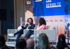 Franklin Leonard and Alison Stewart