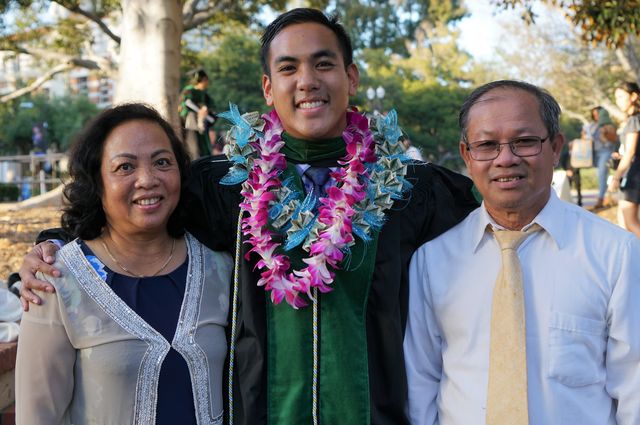 Celebrating with family