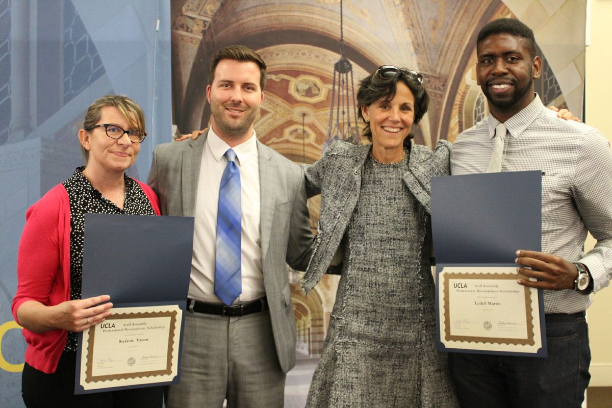 Semel HCI Center at UCLA staff scholarship presenters and recipients