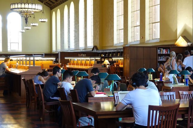 Powell Library reading room