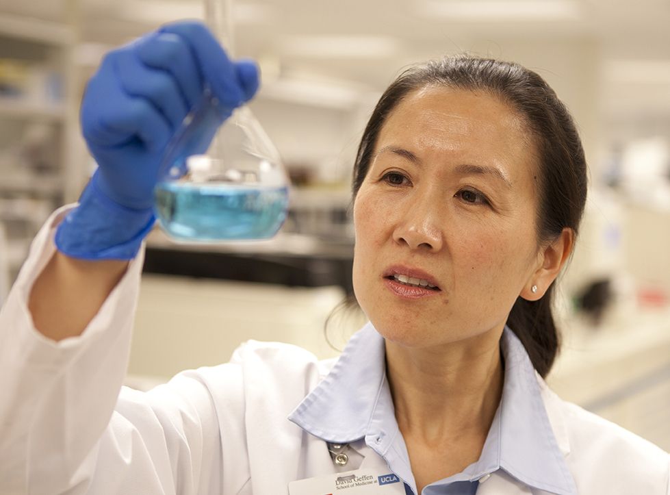 UCLA physician conducting research