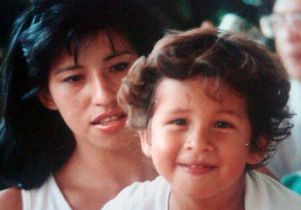 Walter Thompson-Hernández and his mother