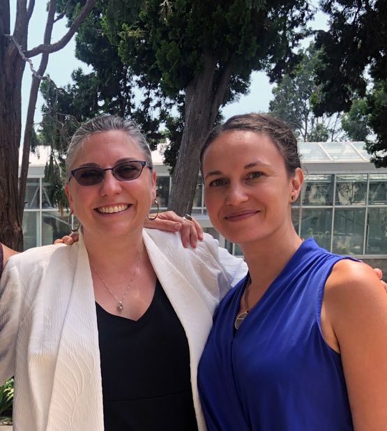 Erin Sanders OLeary and Jess Gregg
