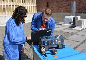 ELFIN solar cell testing