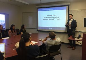 Sharpe Fellows alum leads session 