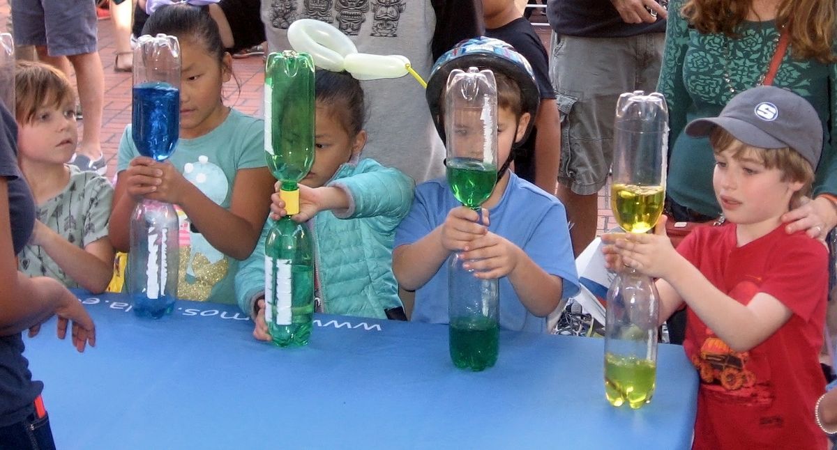 Soda bottle experiment at Exploring Your Universe 