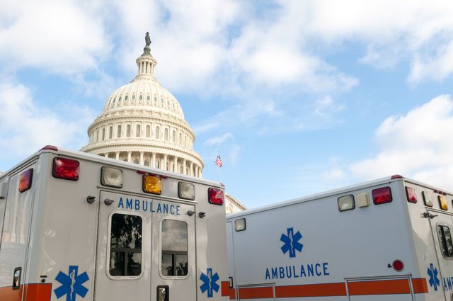 Ambulances at Capitol