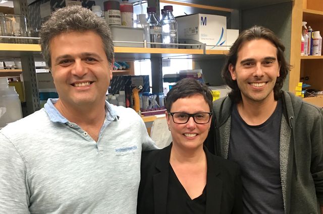 Dr. Peyman Golshani, Michele Basso and Daniel Aharoni