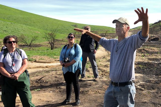 Professor Brad Shaffer after Woolsey Fire
